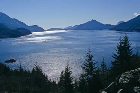 Howe Sound Aussicht British Columbia