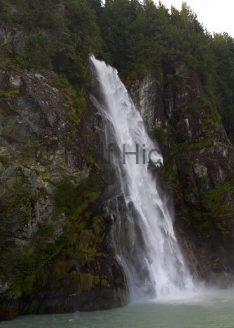 Knight Inlet Wasserfall Bild