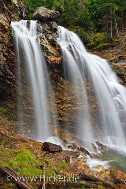 Wasserfall Rainbow Falls Monashee Provincial Park BC Kanada