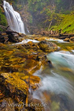 Natur Rainbow Falls Wasserfall Monashee Provincial Park Kanada