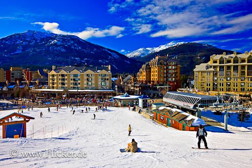 Skifahren Skipiste Whistler Hotels Kanada