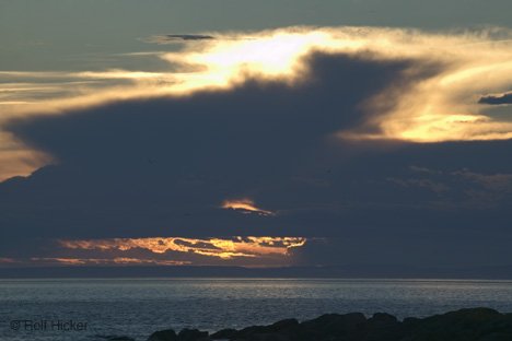 Wolken Himmel Abend Am Meer Bild