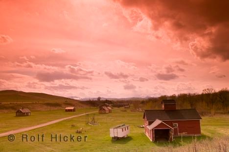 Historische Ranch Alberta Bild