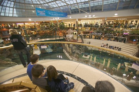 Einkaufen Edmonton Mall Kanada Pause