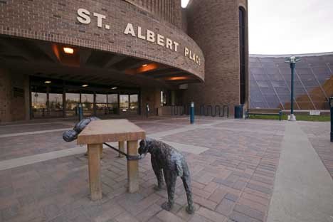 St Albert Alberta Skulpturen