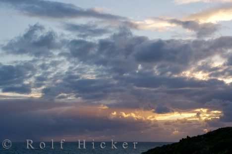 Catlins Neuseeland Wolken Sonnenuntergang
