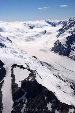 Gletscherbild Tasman Gletscher Neuseeland
