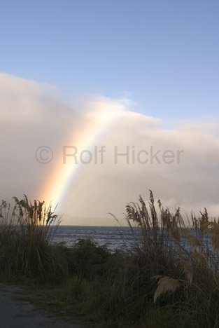 Regenbogen Über Dem Lake Manapouri