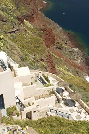 Kykladeninsel Santorin Aussichtspunkt Oia