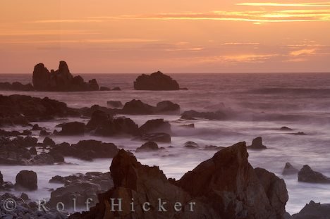 Faszination Natur Sonnenuntergang Am Meer Cape Foulwind