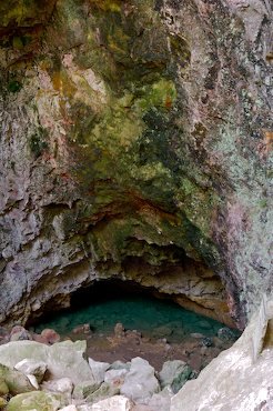Heilige Orte Ruatapu Cave Maori