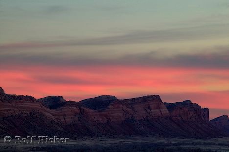 Utah Sonnenuntergang Bilder Reiserouten