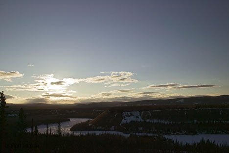 Yukon Sonnenuntergang