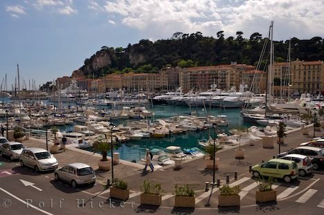 Jachthafen Nizza Cote D Azur Frankreich