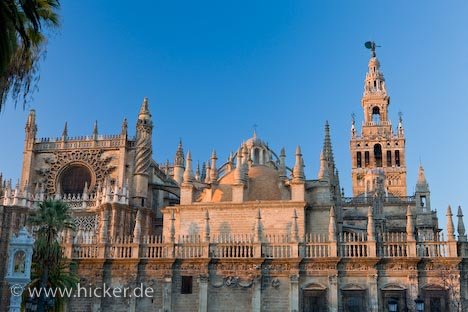 Kathedrale Von Sevilla Und La Giralda Sevilla Spanien