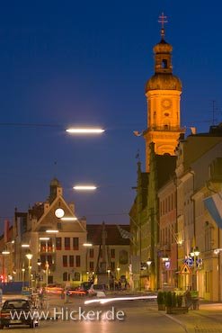 Nacht Freising Historische GebÃ¤ude