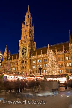 Weihnachtsmarkt München Marienplatz Bild