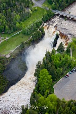 Luftaufnahme Kakabeka Falls Wasserfall Ontario Kanada