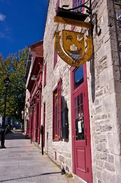 Old Montreal Restaurant Quebec Kanada