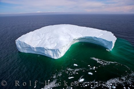 Insel Aus Eis Neufundland Kanada
