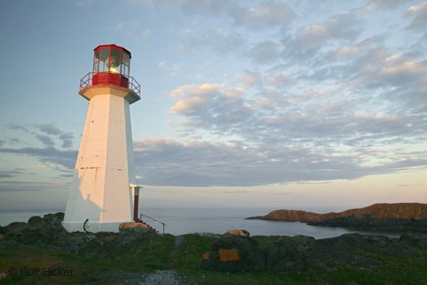 Neufundland Leuchtturm Quirpon Island Kueste