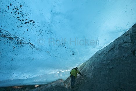 Eishoehle Im Mendenhall Gletscher