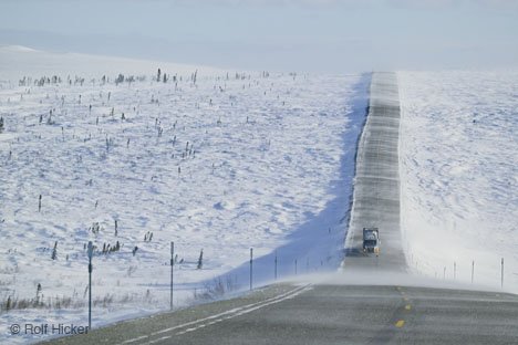 Dalton Highway Alaska Route 11 Winter