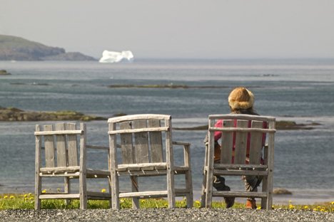 Urlaubsstimmung Eisberge Neufundland Aussicht